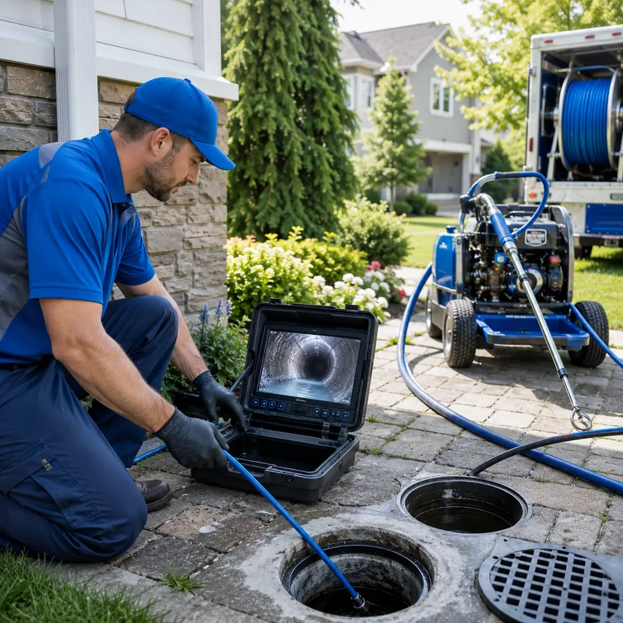 Outdoor drain cleaning professionals serving Earling, IA